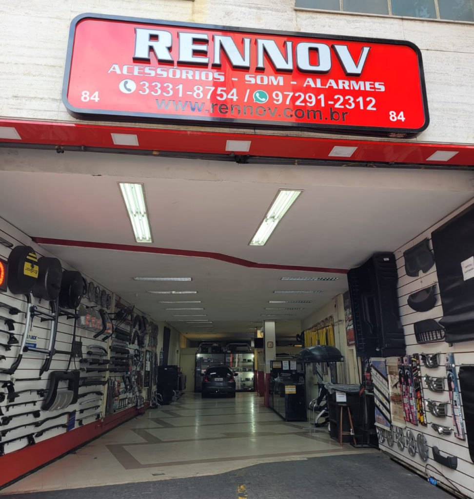 Fachada da Loja de Acessórios Automotivo Rennov